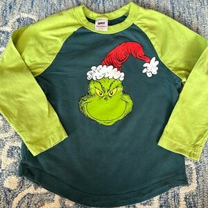 Hannah Anderson Grinch long sleeve T-shirt size 5 110CM